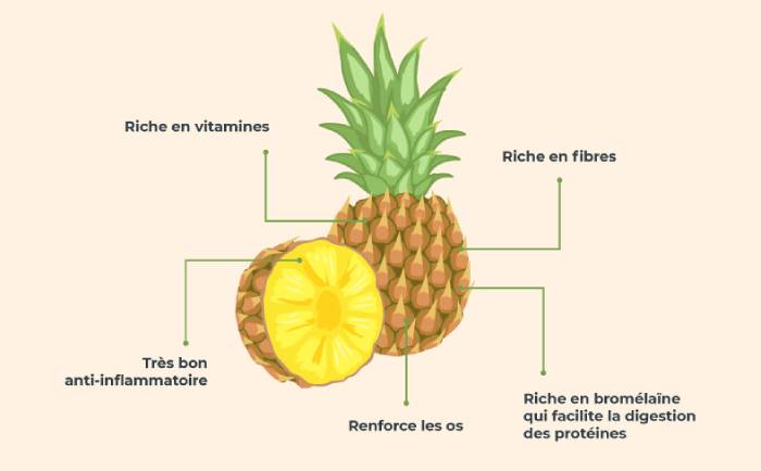 Pourquoi l'ananas est-il recommandé dans beaucoup de régimes ?